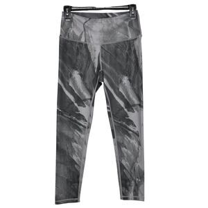 Zella Marble Gray Crop Leggings Size Small